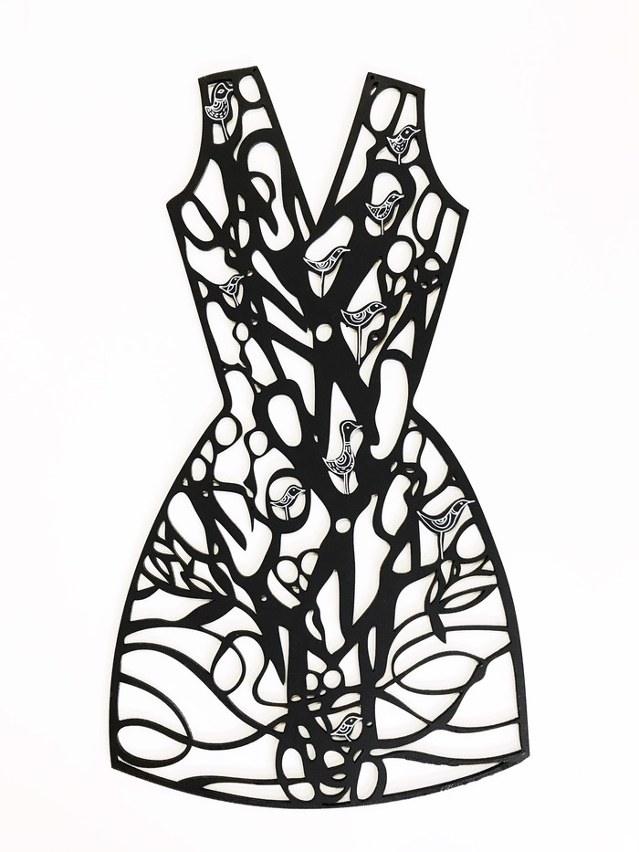 700x933 Paper, Scissors, Frock Woodcut This Papercut Life