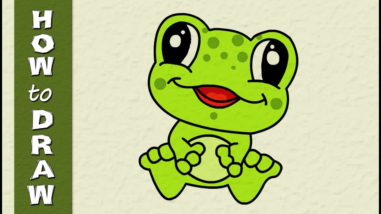 1280x720 How To Draw A Frog Kids Educational Web Series Drawing Video