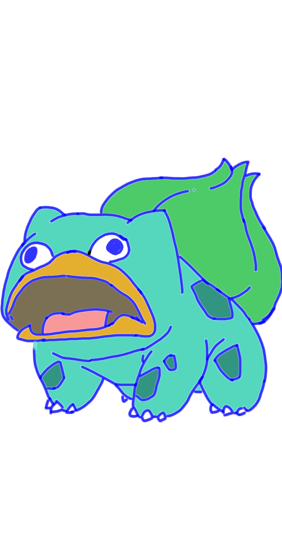 1080x2128 Drawing Pokemon With This Face Every Day Day