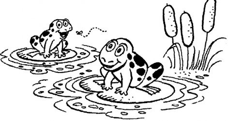 Frog Jumping Drawing | Free download on ClipArtMag