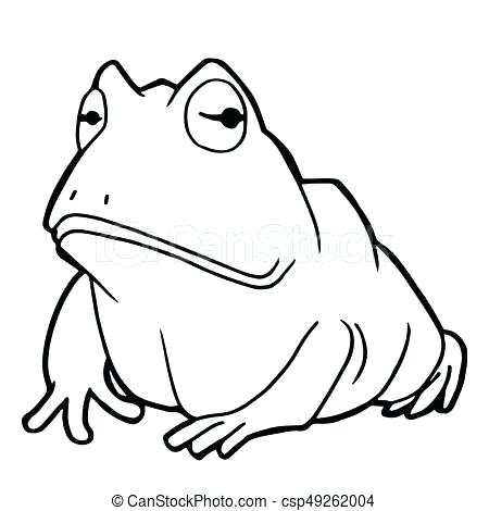 450x470 Jumping Frog Colouring