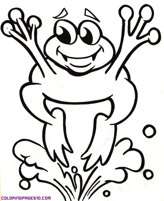 573x700 The Frog Is Jumping