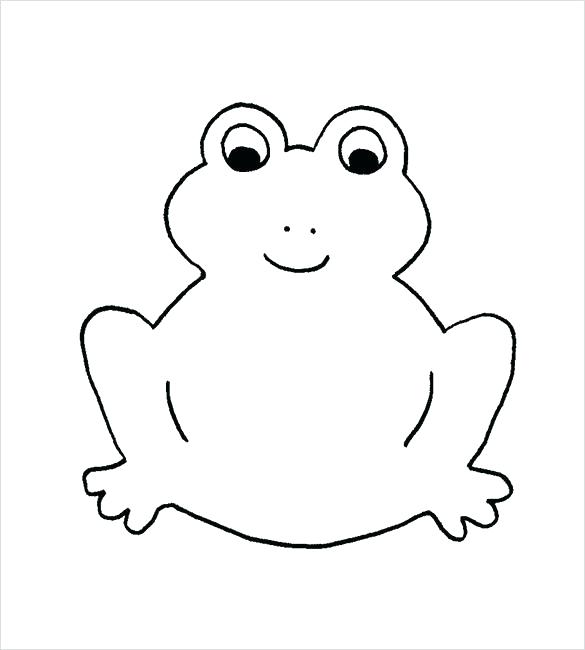 585x650 frog outline clip art red eyed tree frog outline frog coloring