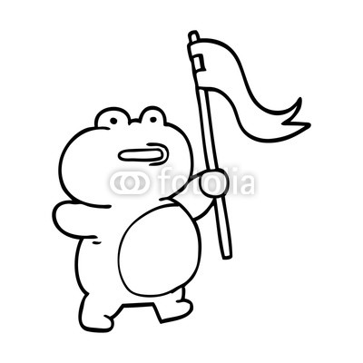 400x400 Funny Line Drawing Cartoon Frog Buy Photos Ap Images Detailview