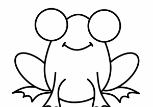 300x210 frog simple drawing easy to draw frog easy frog drawing