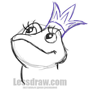288x293 how to draw princess frog stages