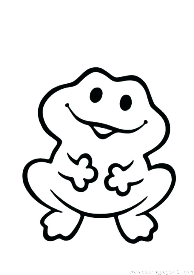 650x921 Simple Coloring Sheets Cute Frog Coloring Pages Cute Frog Coloring