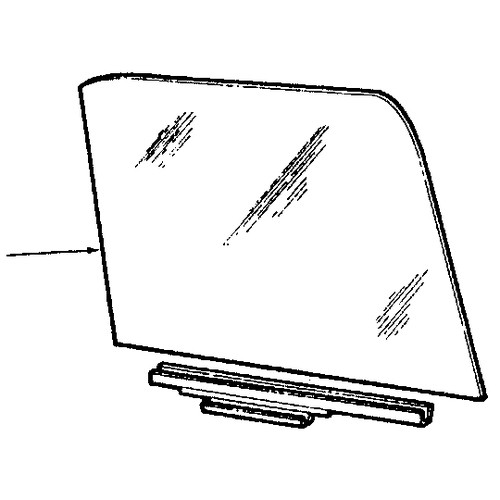 500x500 Clear Front Door Window Glass