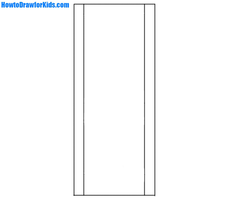 770x677 How To Draw A Door For Beginners How To Draw For Kids