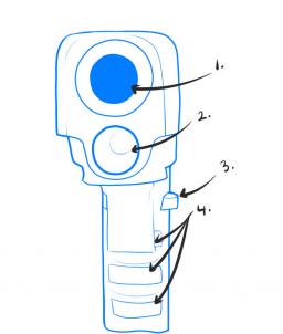 256x302 How To Draw A Handgun, Step