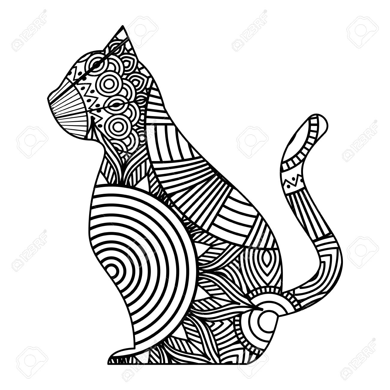 1300x1300 Cat Sitting Front View Drawing Down Tutorial Back Carmi Chaelinn