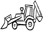 166x125 Construction Vehicles Coloring Pages