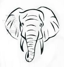 220x229 Image Result For Elephant Face Drawing Big Elephant Tattoo