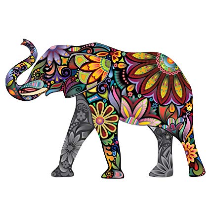 425x425 My Wonderful Walls Elegant Elephant Wall Sticker