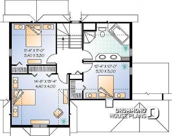 585x462 House Plan Detail