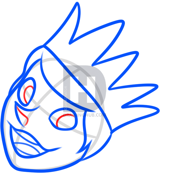 595x650 How To Draw Jack Frost Easy, Step