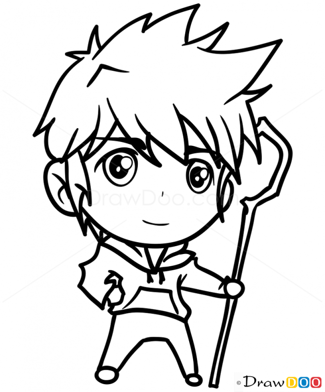 665x801 How To Draw Jack Frost, Chibi Drawdoo Drawings, Anime Drawings