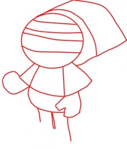 258x302 draw jack frost from shin megami tensei, step