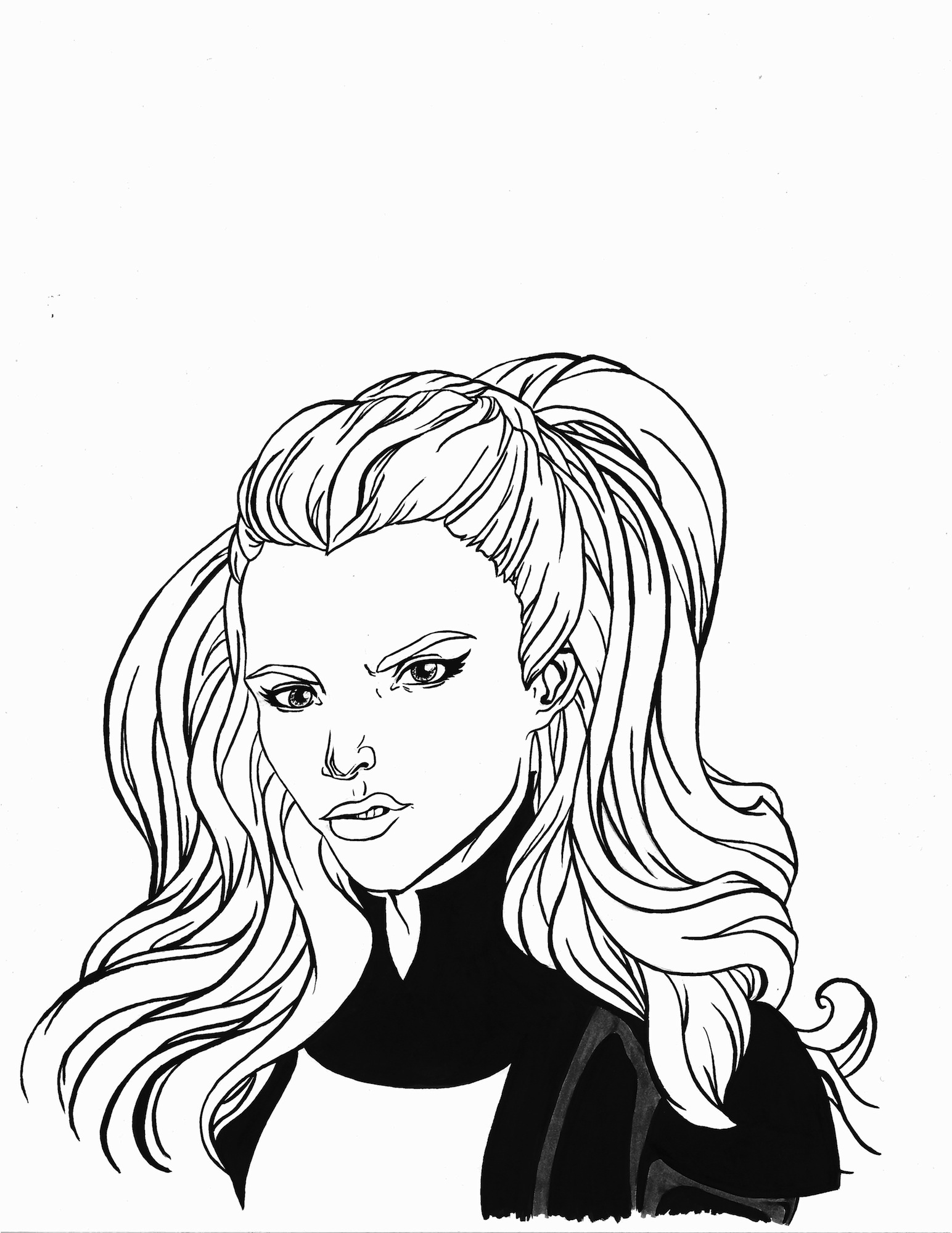 1544x2000 Emma Frost Original Drawing Gnossienne Online Store Powered