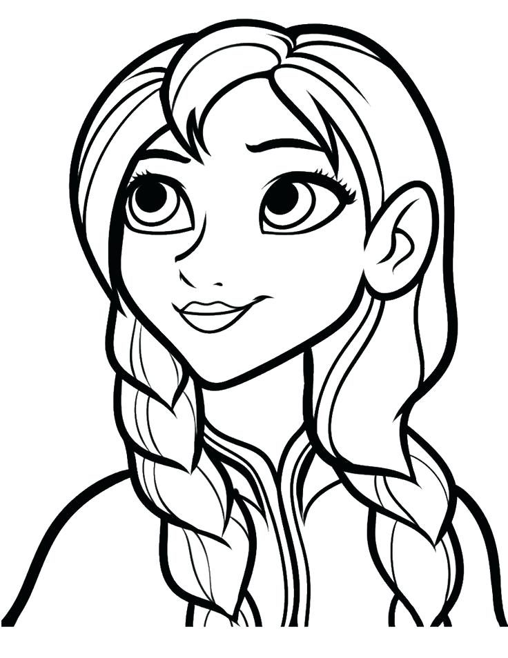 736x954 Elsa And Anna Pictures To Color And Coloring Pages Frozen Anna