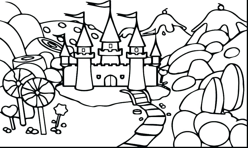 1024x612 Preschool Sand Castle Coloring