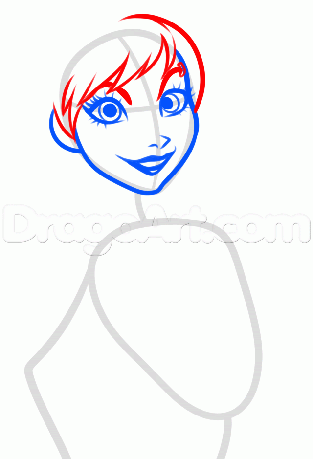 640x939 Elsa Drawing Easy Anna Frozen