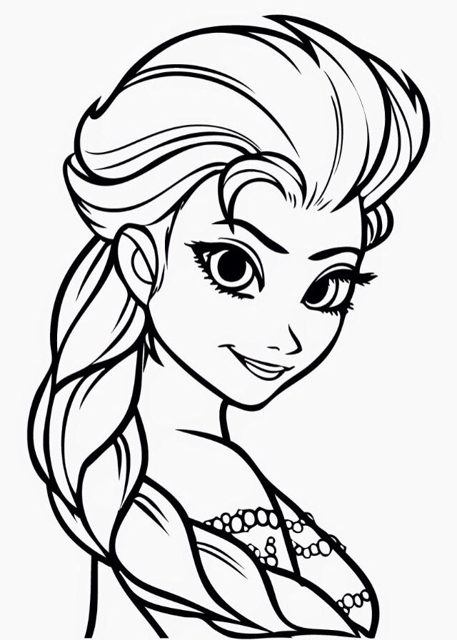 640x897 Coloring Elsa Coloring Pages, Frozen