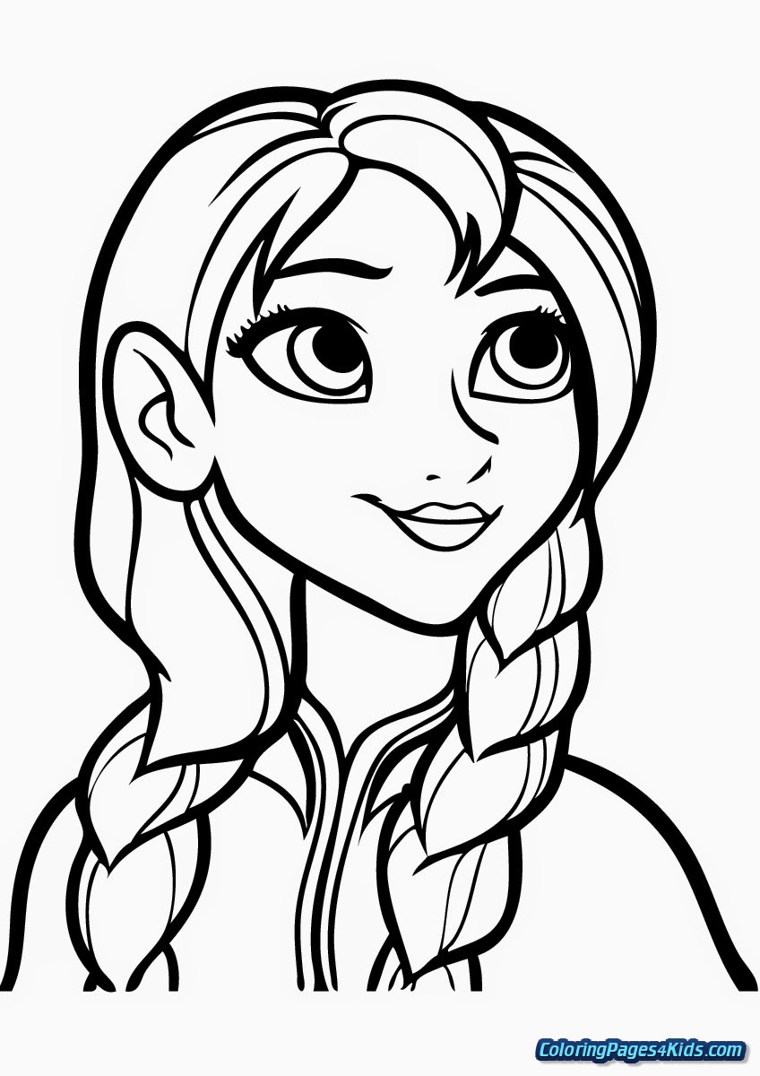 848x1200 Frozen Elsa Coloring Pages Printable Free Anna