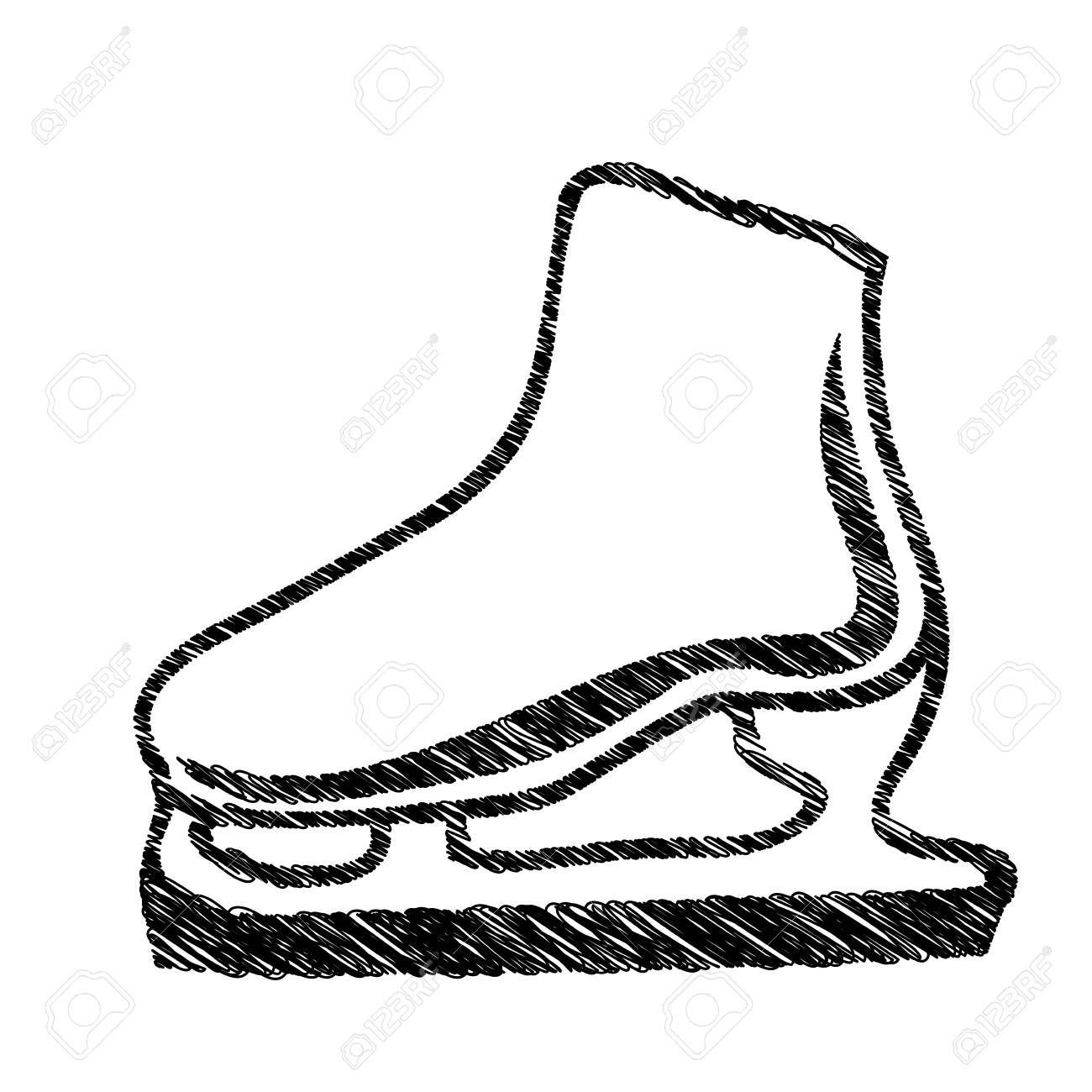 1300x1300 Image Result For Cartoon Ice Skate Drawing Ice Skates Cartoon