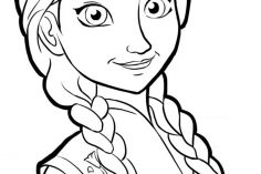 236x157 Baby Anna Coloring Pages Frozen Free And Elsa Simeon Iydunetwork