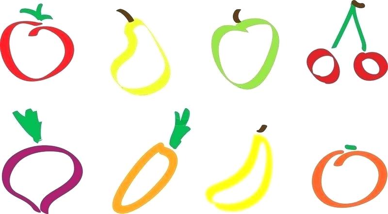 800x441 Drawing Of Fruit
