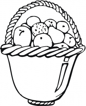 285x350 Coloring Pages For Kids Fruit Basket Coloring Pages, Fruit Basket