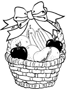 236x307 Best Fruit Basket Coloring