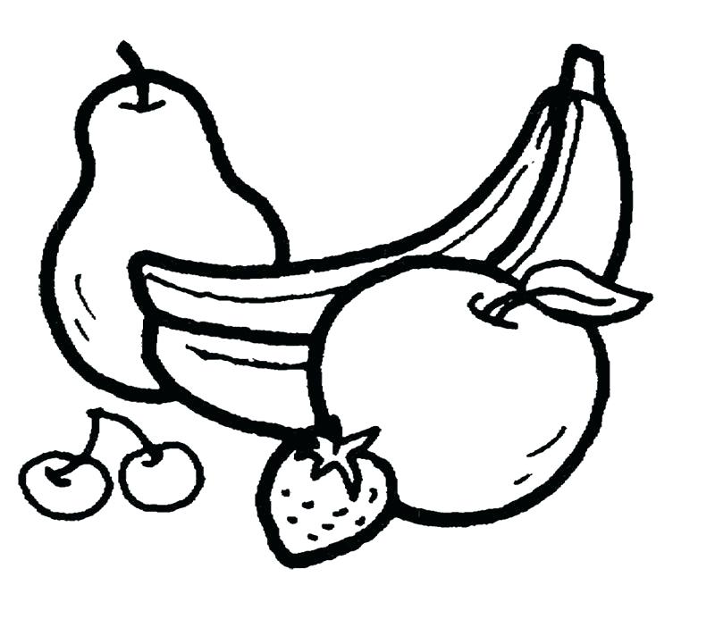 800x693 how to draw a fruit coloring pages fruits how to draw fruits