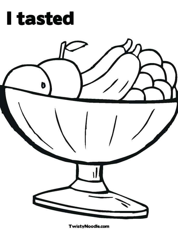 685x886 Fruit Pictures To Color