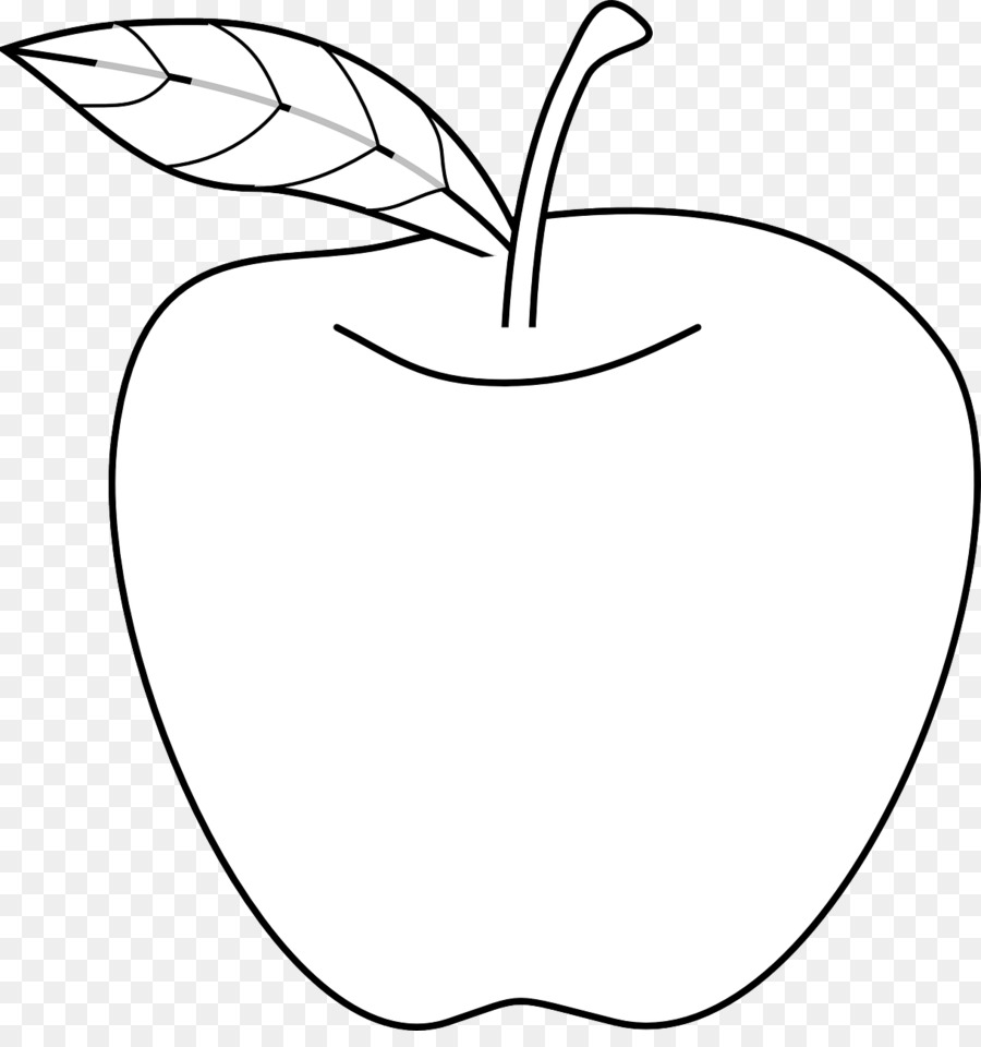 900x960 Apple Outline Clipart