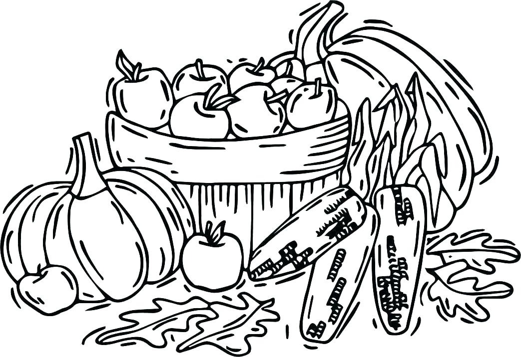 1043x716 Vegetable Coloring Coloring Pages Of Fruits Vegetable Coloring
