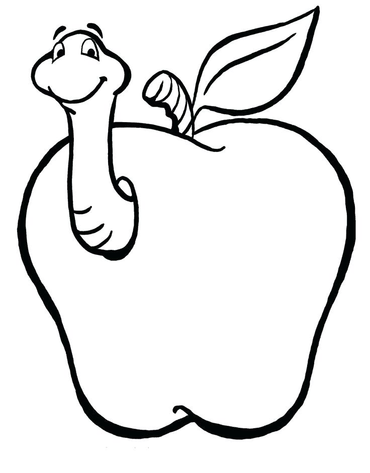 736x941 Coloring Pages For Apples Fruit Coloring Pages Apple Coloring