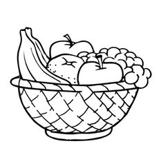 236x231 Fruits In A Basket Free Coloring Pages On Art Coloring Pages