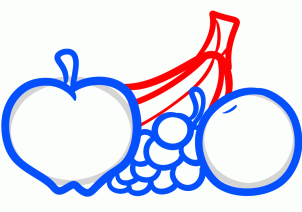 302x212 How To Draw How To Draw Fruit For Kids