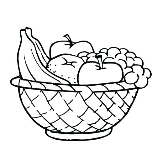 520x509 Easy Fruits To Draw Easy Fruits To Draw Simple Fruit Basket Easy