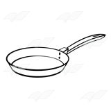 160x160 Abeka Clip Art Frying Pan With A Red Handle