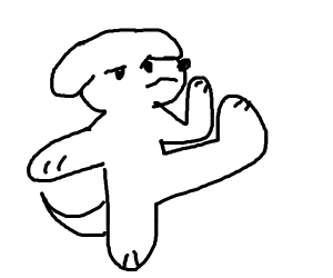 300x250 A Kung Fu Dog