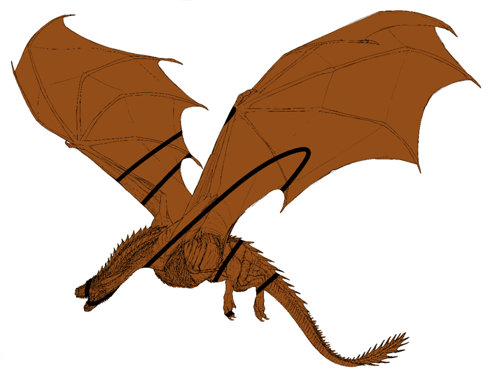 700x539 How To Paint Game Of Thrones' Drogon In Sketchbook