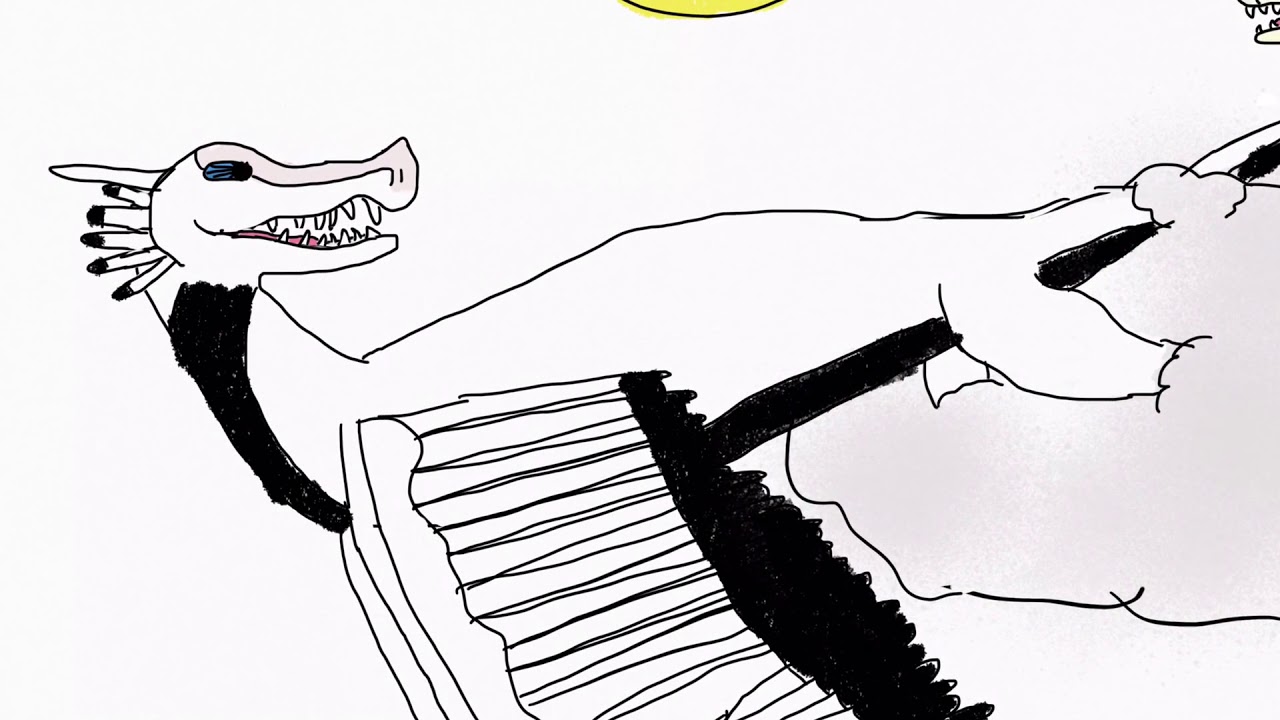 1280x720 Calypso Full Body Dragon Drawing