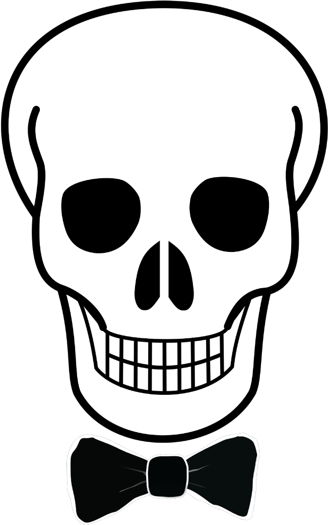 651x1040 Easy Simple Skull Drawing Clipart