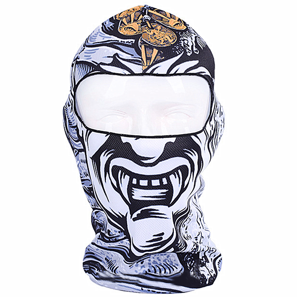 600x600 Skull Cycling Motorcycle Full Face Kini Ski Balaclava Mask Uv