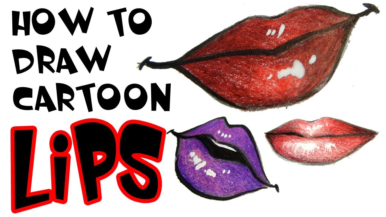 1280x720 How To Draw Cartoon Lips