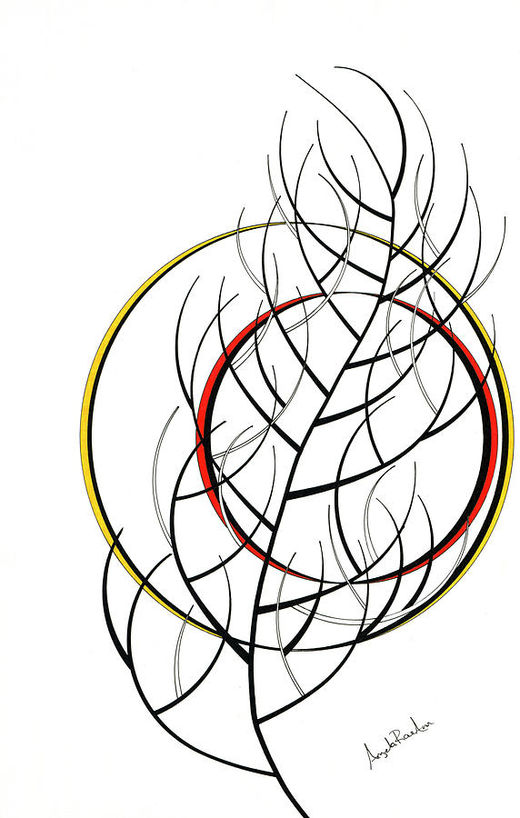 572x900 Full Moon Rising Drawing