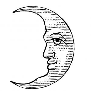 Full Moon Drawing | Free download on ClipArtMag